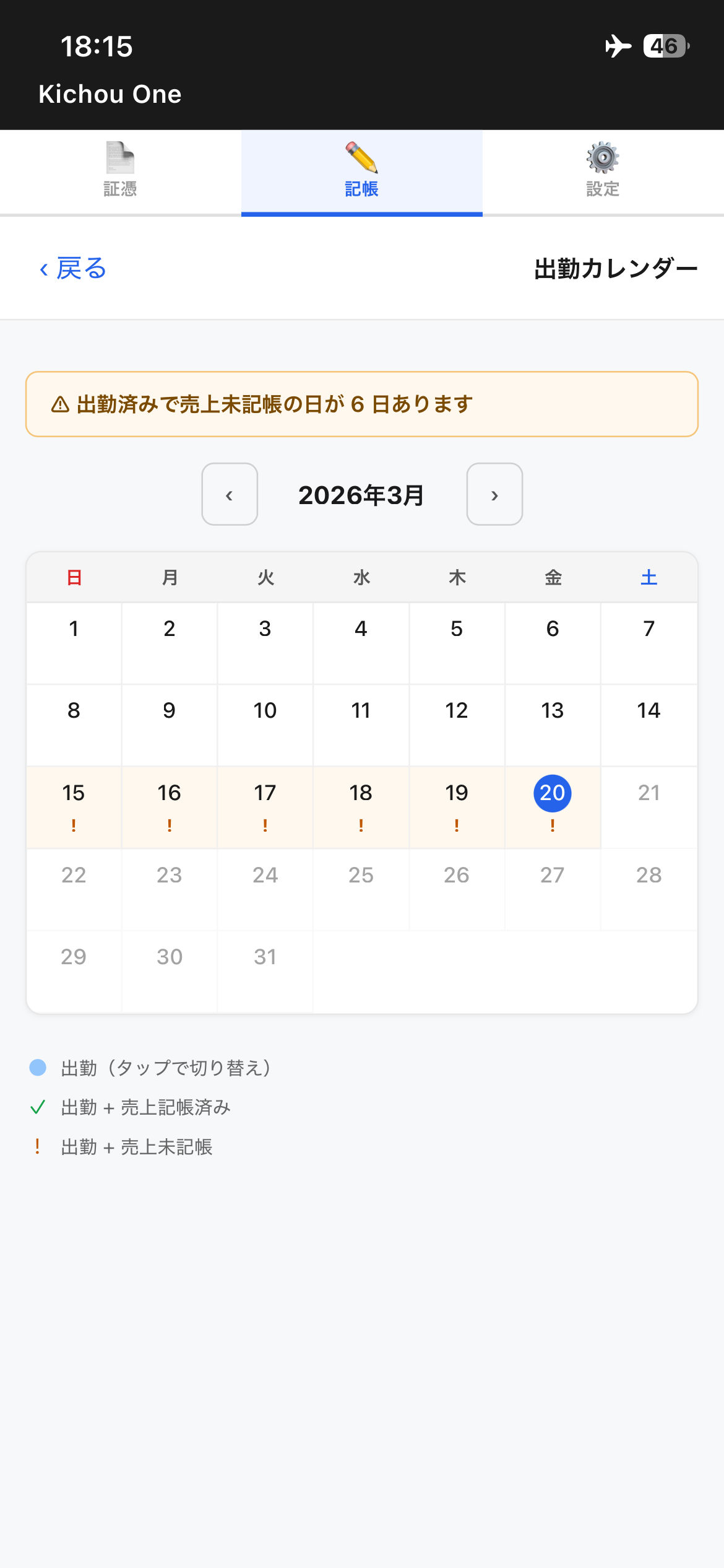 売上一覧